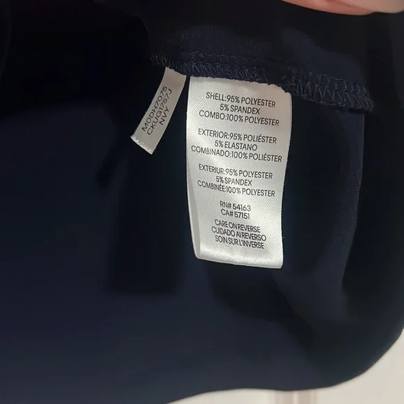 CK Navy Blouse - Picture 4 of 5